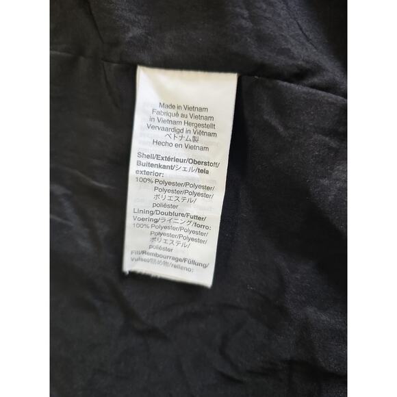 J. Crew Mercantile Parka Coat Button Hooded Jacket Black Women Size Medium - Picture 5 of 7